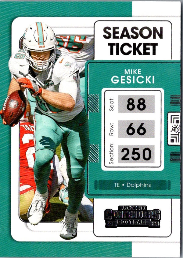 2021 Panini Contenders Mike Gesicki #62