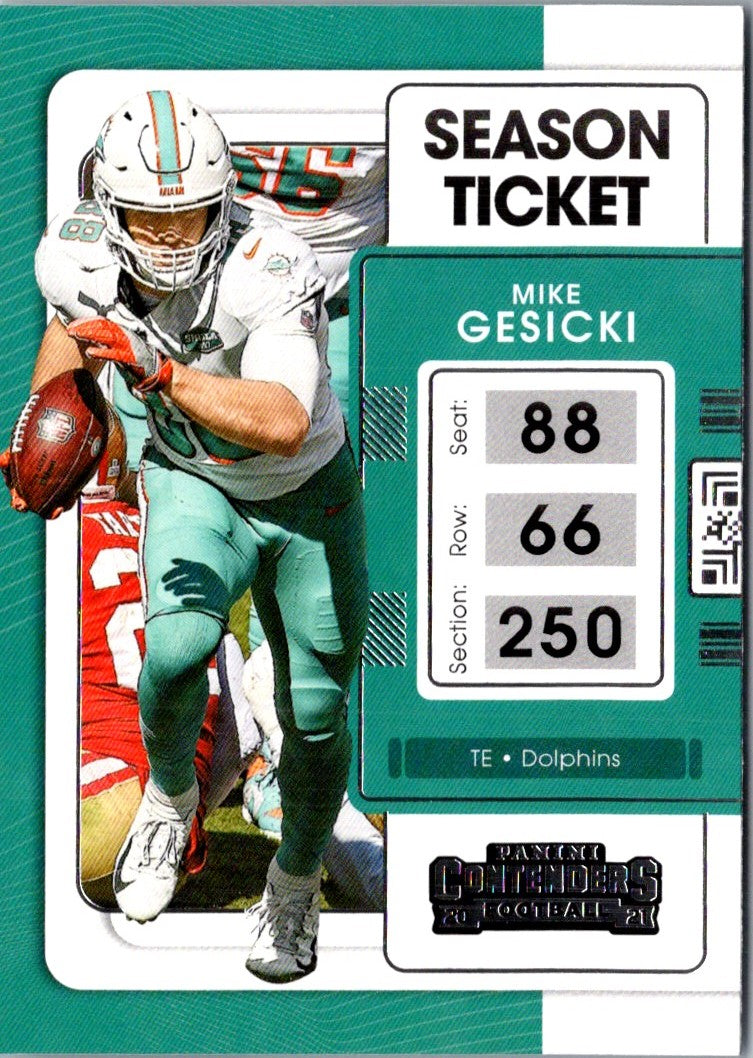 2021 Panini Contenders Mike Gesicki