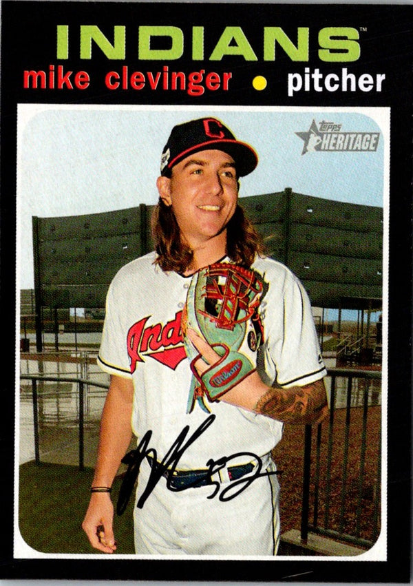 2020 Topps Heritage Mike Clevinger #341