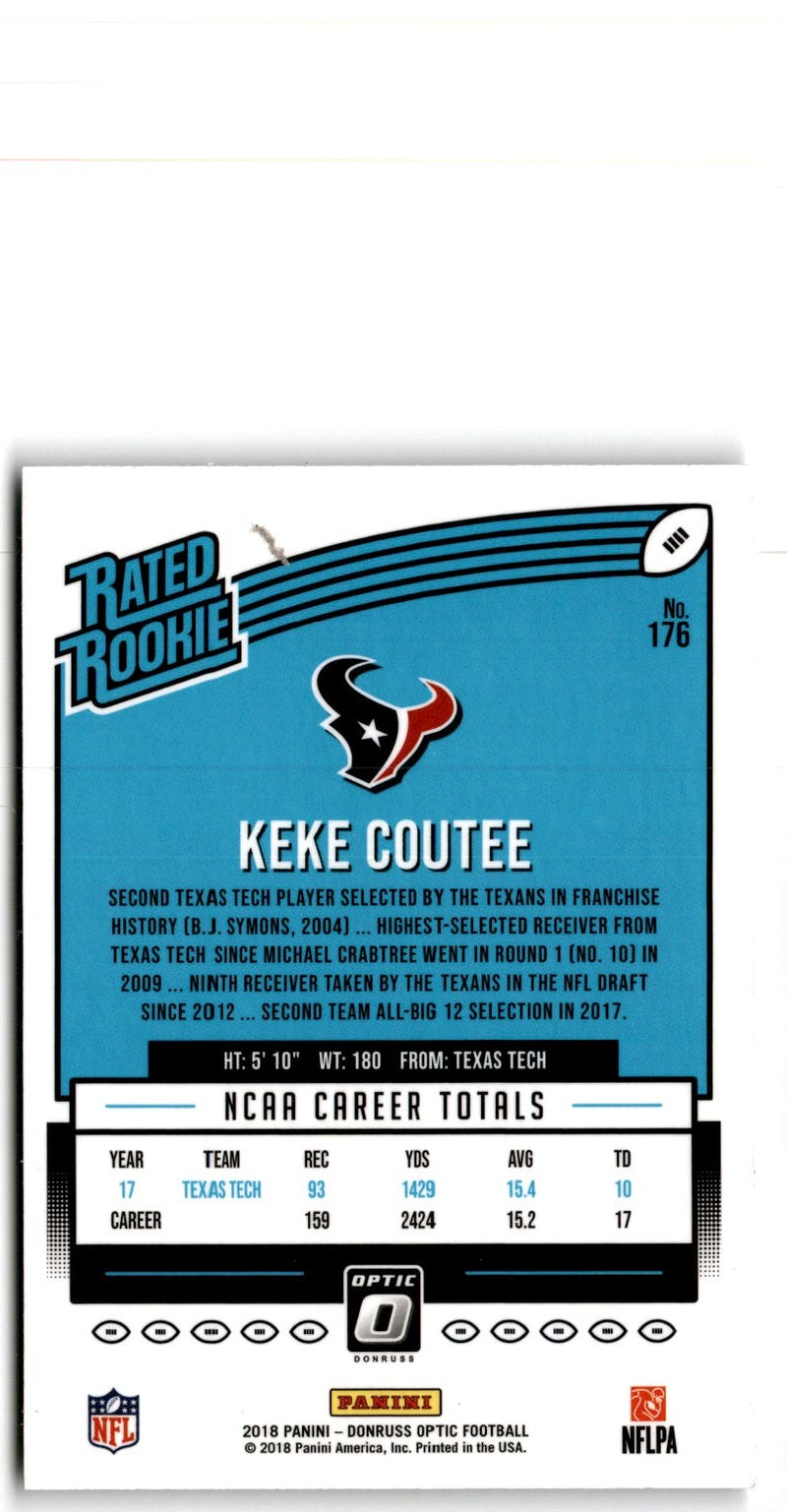 2018 Donruss Optic Keke Coutee