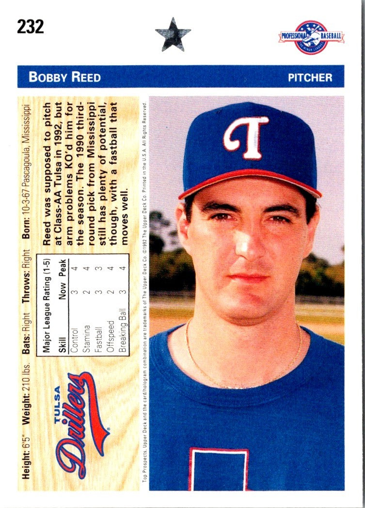 1992 Upper Deck Minors Bobby Reed