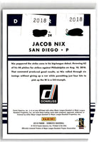 2019 Donruss Optic Rated Rookie Signatures Jacob Nix #RRS-JN
