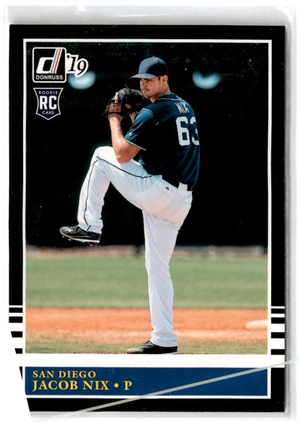 2019 Donruss Optic Rated Rookie Signatures Jacob Nix #RRS-JN