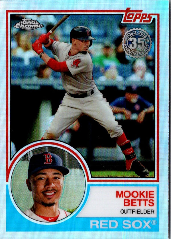 2018 Topps Chrome 1983 Refractors Mookie Betts #83T-4