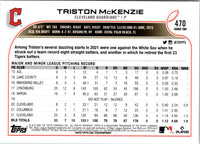 2022 Topps Triston McKenzie #470