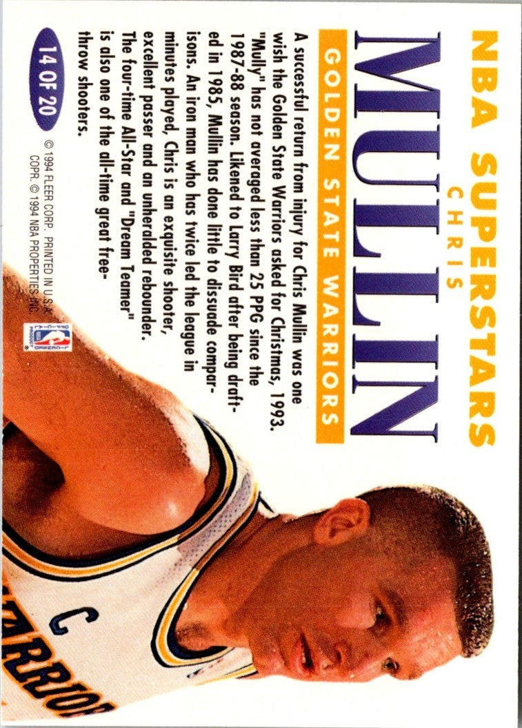1993 Fleer Chris Mullin