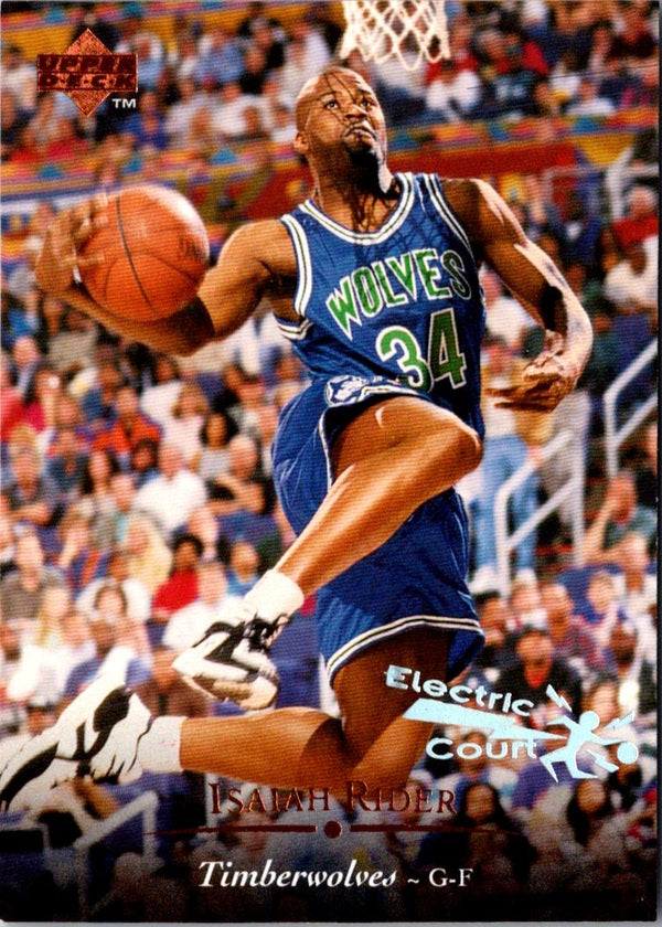 1995 Upper Deck Electric Court Isaiah Rider #68