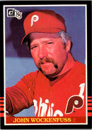 1985 Donruss John Wockenfuss