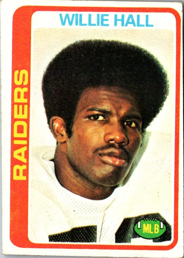 1978 Topps Willie Hall #345