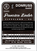 2017 Donruss Francisco Lindor #84