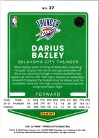 2021 Donruss Optic Blue Darius Bazley #27