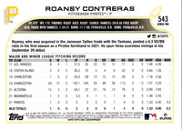 2022 Topps Blue Roansy Contreras #543