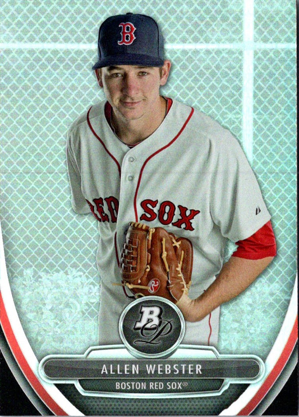 2013 Bowman Platinum Chrome Prospects Refractors Allen Webster #BPCP61