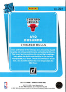 2021 Donruss Rated Rookies Ayo Dosunmu