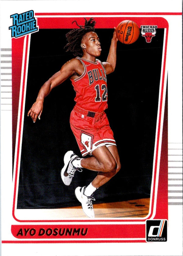 2021 Donruss Rated Rookies Ayo Dosunmu #221