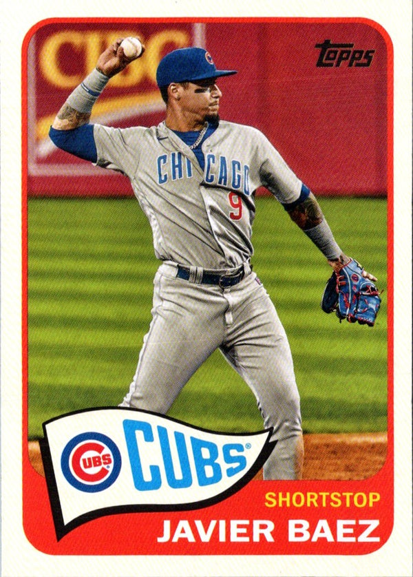 2021 Topps 1965 Redux Javier Baez #T65-12