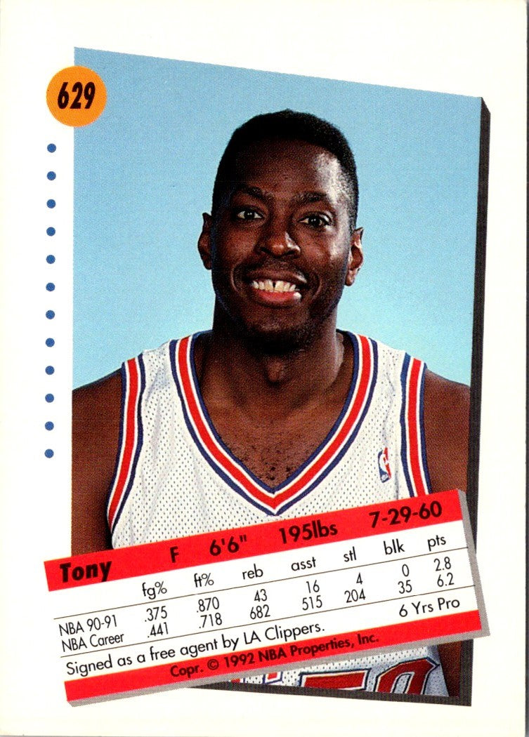 1991 SkyBox Tony Brown