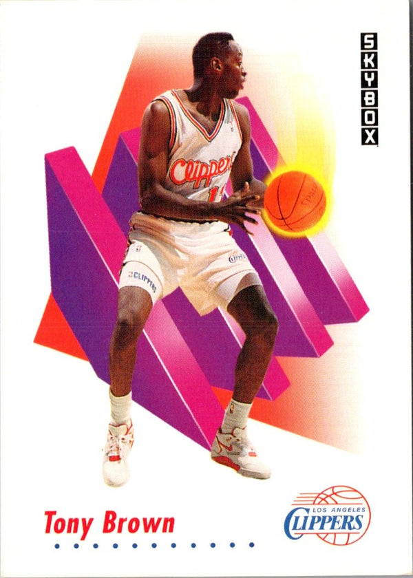 1991 SkyBox Tony Brown #629