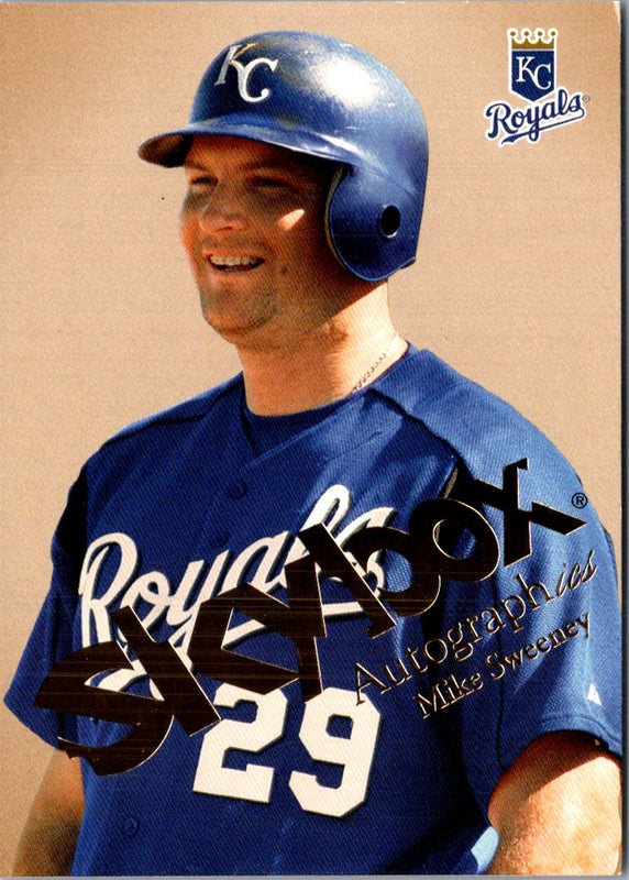 2004 SkyBox Autographics Mike Sweeney #22