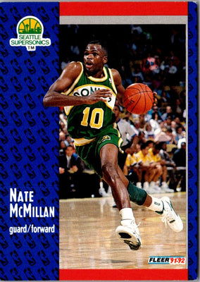 1991 Fleer Nate McMillan #361