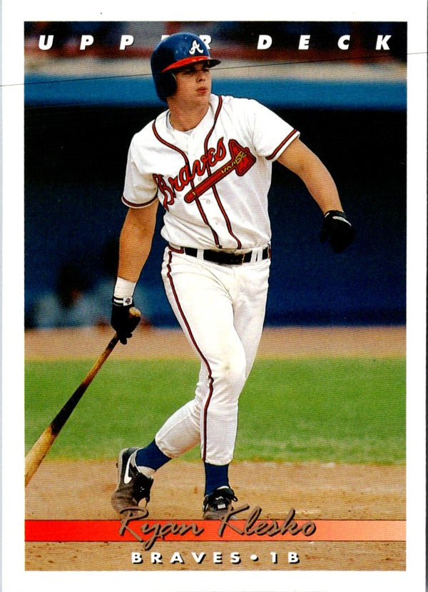 1993 Upper Deck Gold Hologram Ryan Klesko #376