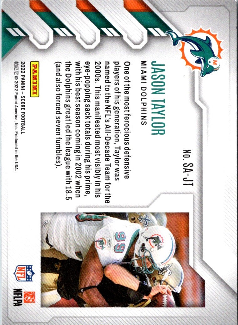 2022 Score Sack Attack Jason Taylor