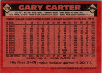 1986 Topps Gary Carter #170