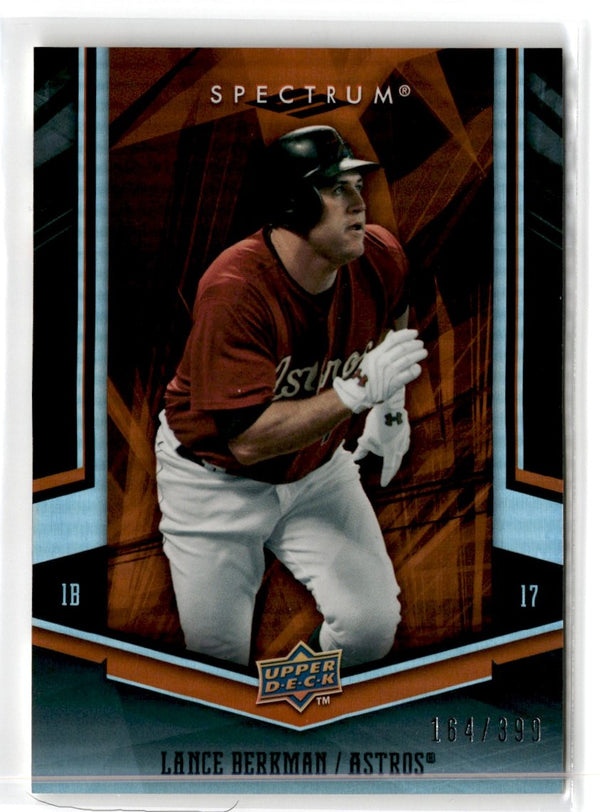 2008 Upper Deck Spectrum Orange Lance Berkman #42 164/399