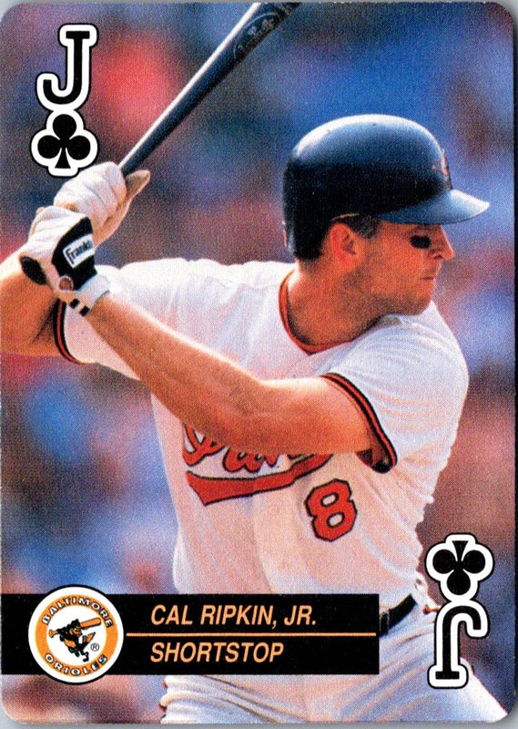 1992 U.S. Playing Card Co. Baseball Aces Cal Ripken Jr. #J
