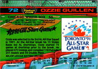 1992 Stadium Club Dome Ozzie Guillen #72