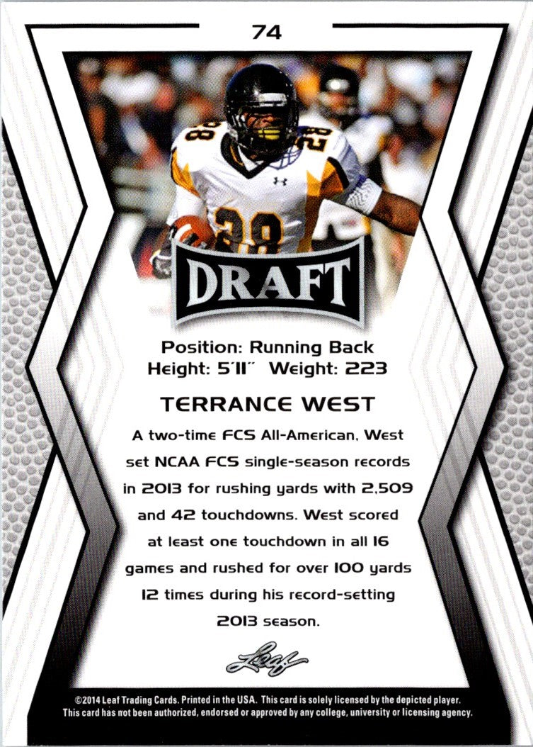 2014 Leaf Draft Terrance West