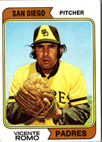 1974 O-Pee-Chee Vicente Romo #197