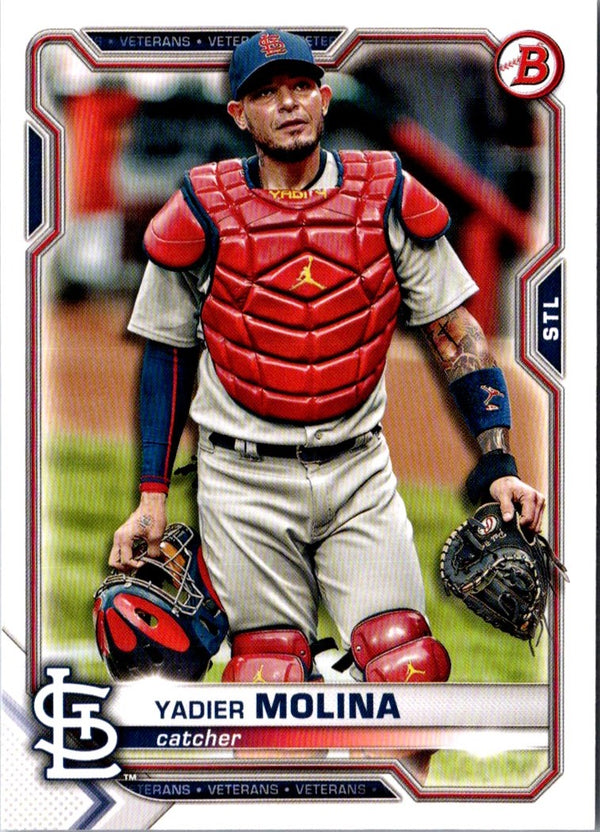 2021 Bowman Yadier Molina #42