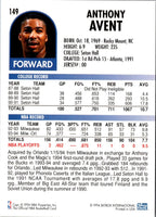 1994 Hoops Anthony Avent #149