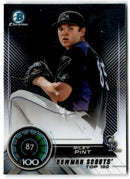 2018 Bowman Scouts' Top 100 Riley Pint