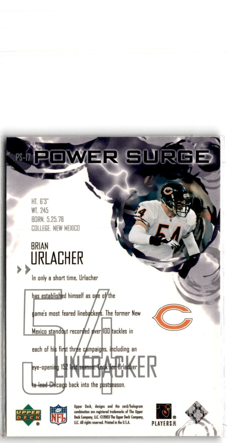 2003 Topps eTopps Brian Urlacher