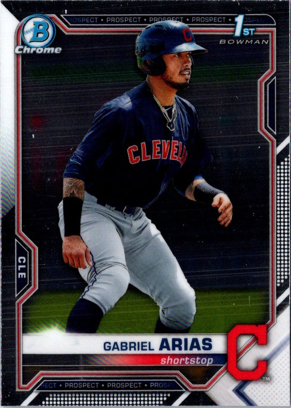 2021 Bowman Chrome Prospects Gabriel Arias #BCP-89