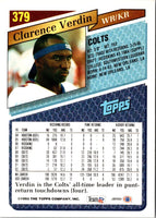1993 Topps Clarence Verdin #379