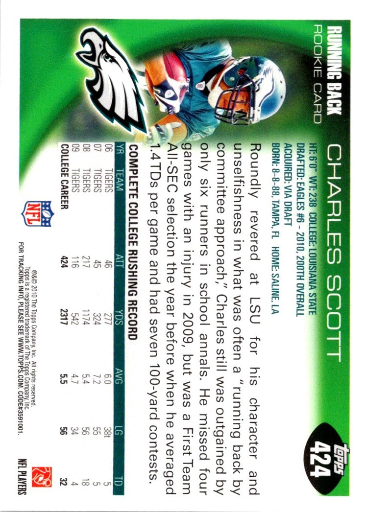 2010 Topps Charles Scott