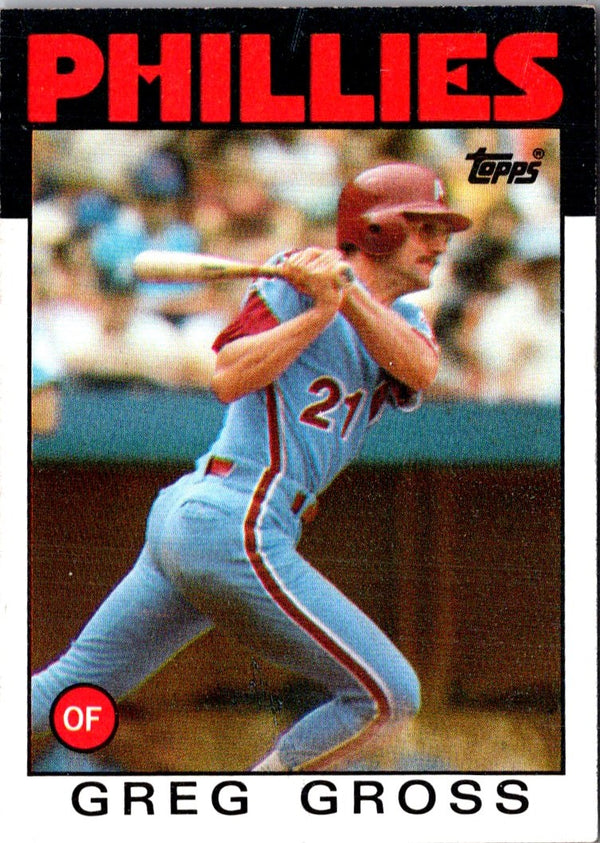 1986 Topps Greg Gross #302