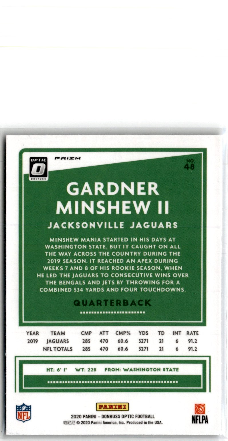 2020 Donruss Optic Gardner Minshew II