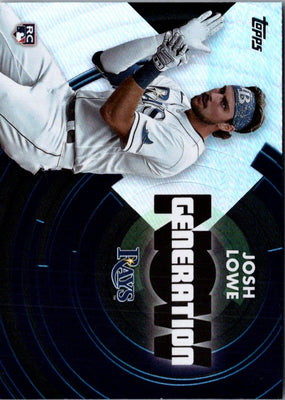 2022 Topps Update Generation Now Josh Lowe #GN-85
