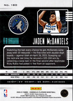 2020 Panini Chronicles Jaden McDaniels #180 Rookie