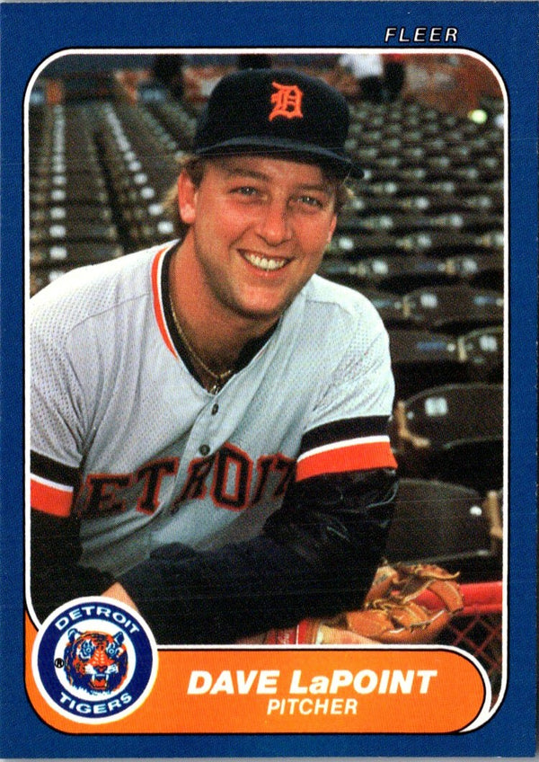 1986 Fleer Update Dave LaPoint #U-64