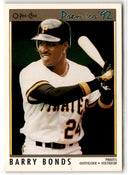 1992 O-Pee-Chee Premier Barry Bonds
