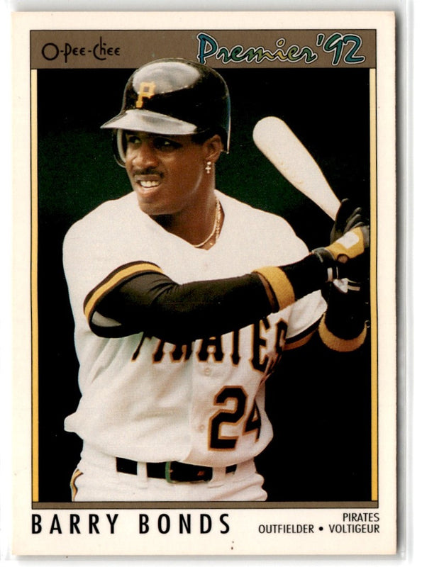 1992 O-Pee-Chee Premier Barry Bonds #157