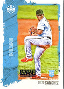 2021 Panini Diamond Kings Artist Proof Blue Sixto Sanchez