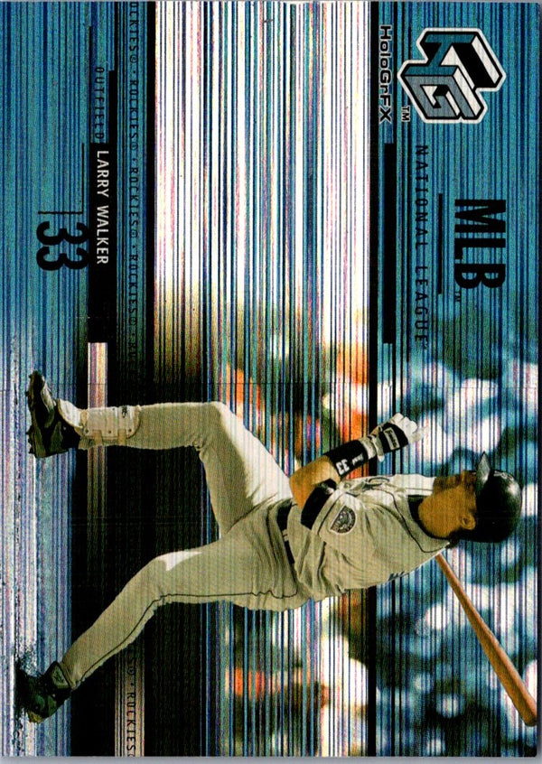 2000 Upper Deck HoloGrFX Larry Walker #76