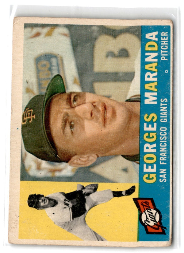 1960 Topps Georges Maranda #479 Rookie