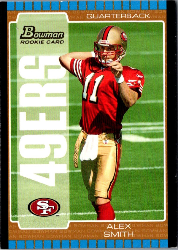 2005 Bowman Alex Smith #114 Rookie